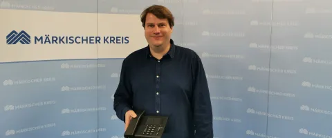 Ein Mitarbeiter des Märkischen Kreises.