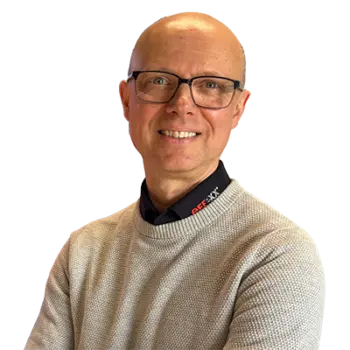 Hier sieht man effexx-Mitarbeiter Stefan Golinski.