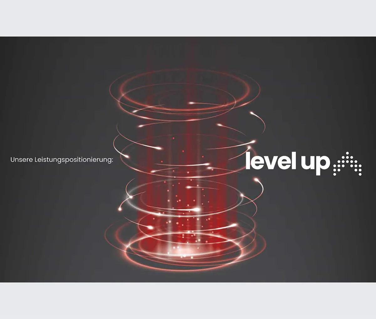 Dies ist ist Schaubild zu Level Up, der Leistungspositionierung.